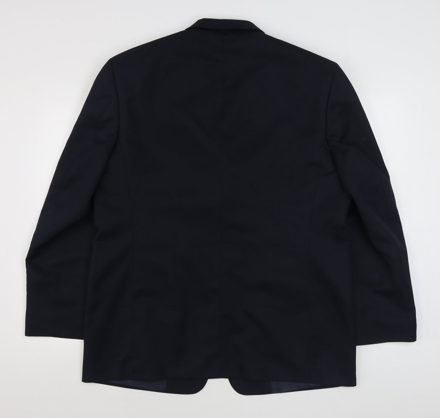 Savatini Mens Blue  Polyester Jacket Suit Jacket Size 44