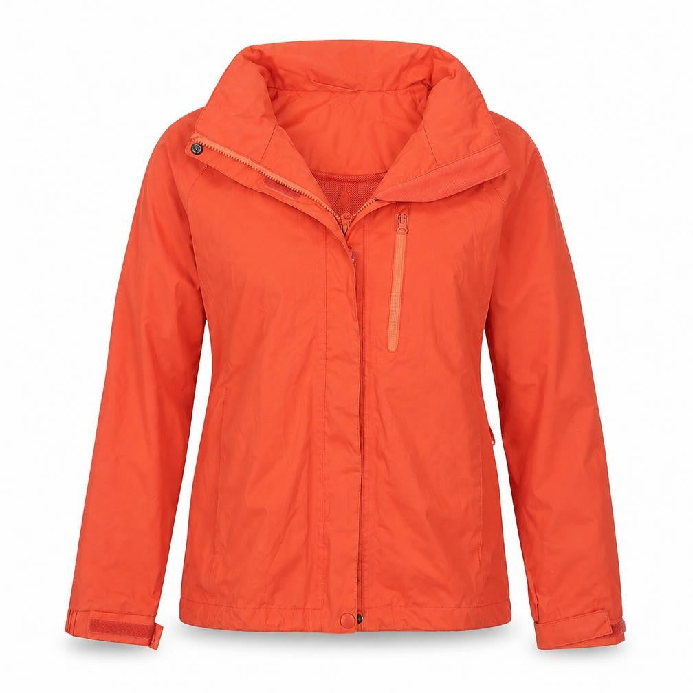 Hi Gear Womens Orange   Rain Coat Coat Size 10  Zip
