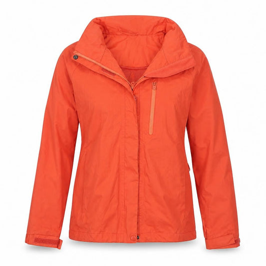 Hi Gear Womens Orange   Rain Coat Coat Size 10  Zip
