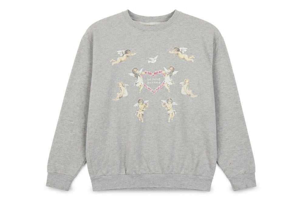 YAA Womens Grey  Polyester Pullover Sweatshirt Size M  Pullover