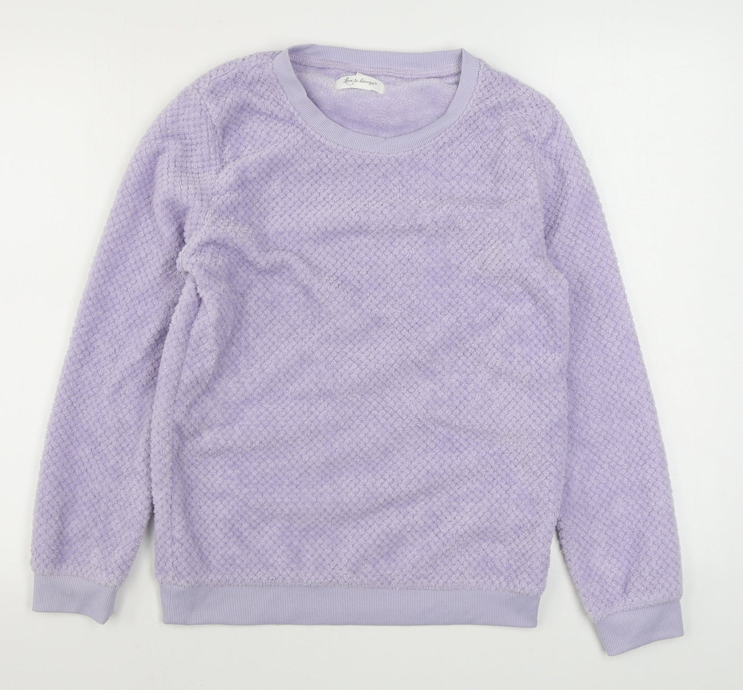 Primark Womens Purple Solid Polyester Top Pyjama Top Size XS