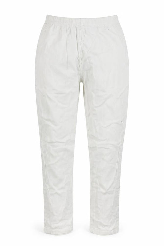 Simply Be Womens White  Cotton Skinny Jeans Size 12 L26 in Slim