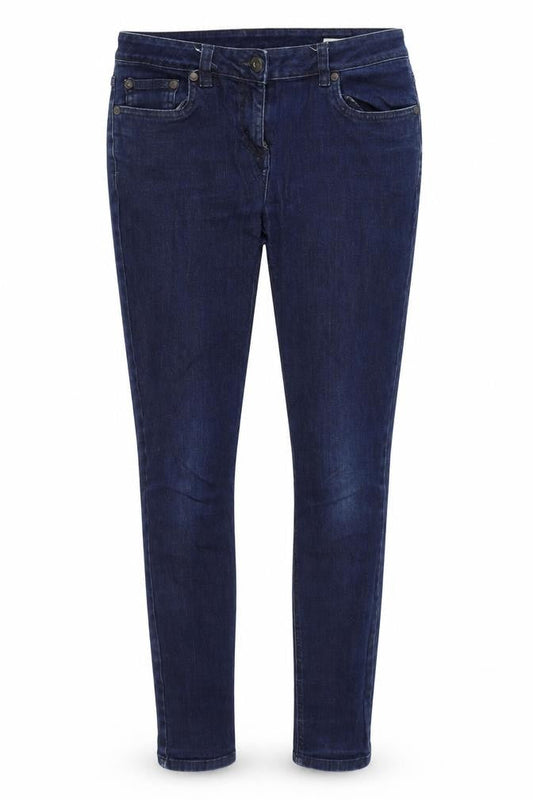 Johnnie B Womens Blue  Cotton Skinny Jeans Size 28 in L31 in Regular Button