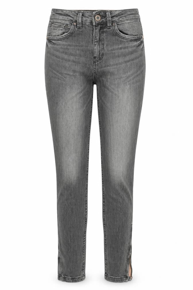 PUll & Bear Womens Grey  Cotton Skinny Jeans Size 6 L29 in Regular Button