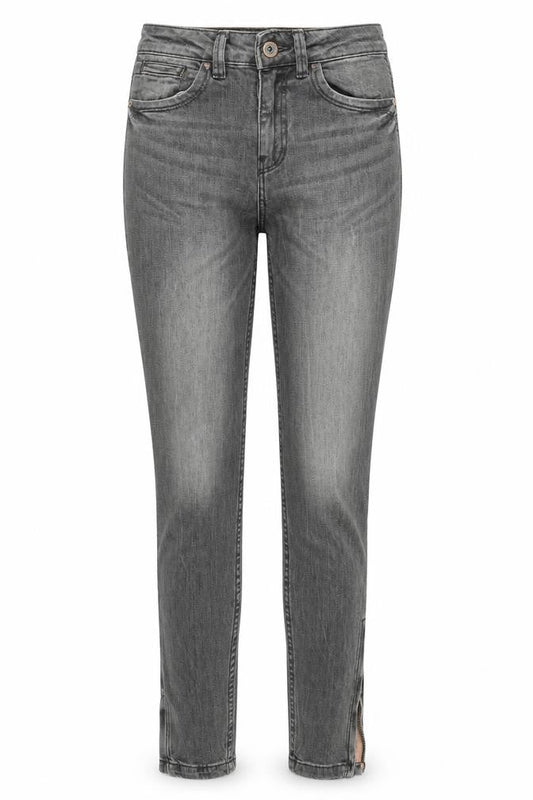 PUll & Bear Womens Grey  Cotton Skinny Jeans Size 6 L29 in Regular Button