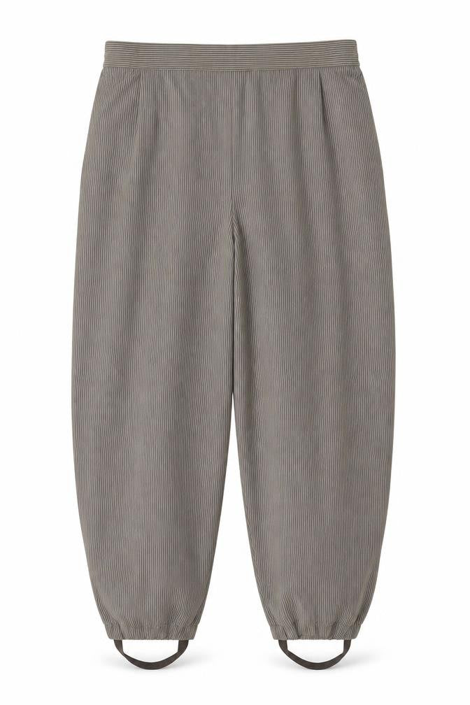 essence Womens Brown Striped Polyester Trousers  Size 24 L29 in Regular