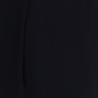 H&M Womens Blue  Polyester Trousers  Size 8 L27 in Regular Zip