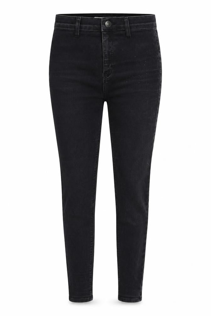 Topshop Womens Grey  Cotton Skinny Jeans Size 26 L27 in Regular Button