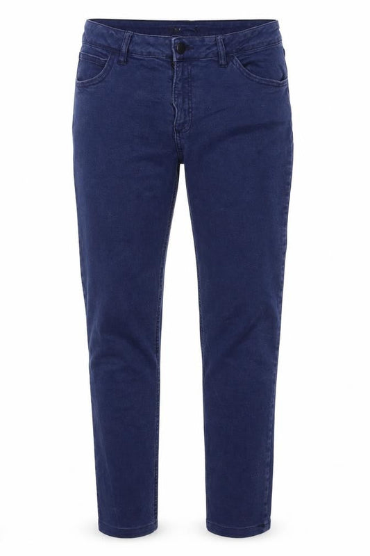 Womens Blue  Cotton Skinny Jeans Size 30 in L26 in Regular Button