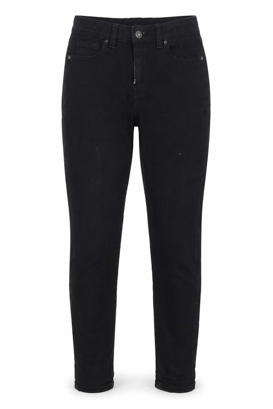 Topshop Womens Black  Cotton Skinny Jeans Size 26 in L26 in Regular Button