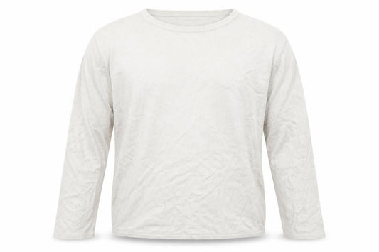 armando Mens Beige Round Neck  Acrylic Pullover Jumper Size 2XL
