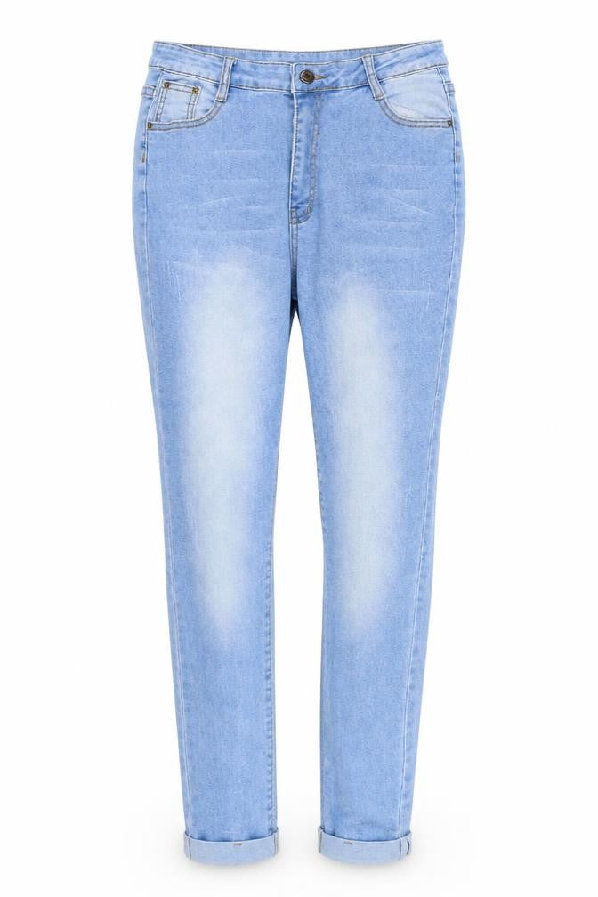 SHEIN Womens Blue  Cotton Skinny Jeans Size 28 in L27 in Regular Button