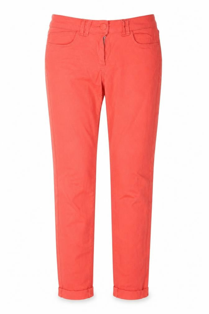 Marks & Spencer Womens Red  Cotton Jegging Jeans Size 8 L29 in Regular Button