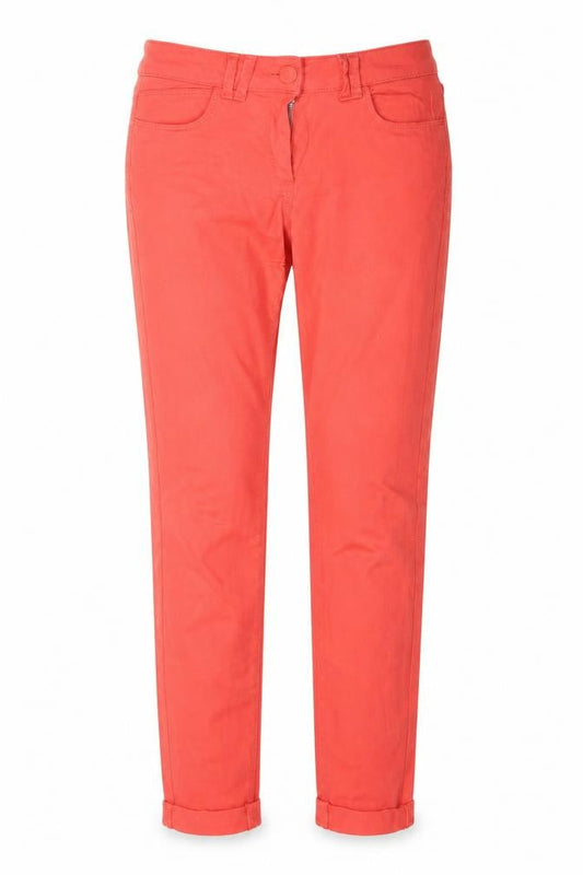 Marks & Spencer Womens Red  Cotton Jegging Jeans Size 8 L29 in Regular Button