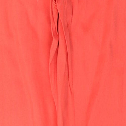 Marks & Spencer Womens Red  Cotton Jegging Jeans Size 8 L29 in Regular Button