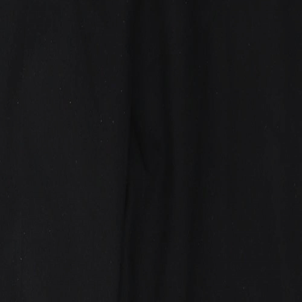 Atmosphere Womens Black  Polyester Trousers  Size 12 L29 in Regular Button