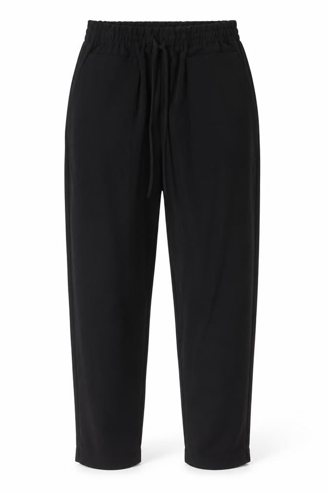 Object Womens Black  Polyester Trousers  Size 12 L28 in Regular