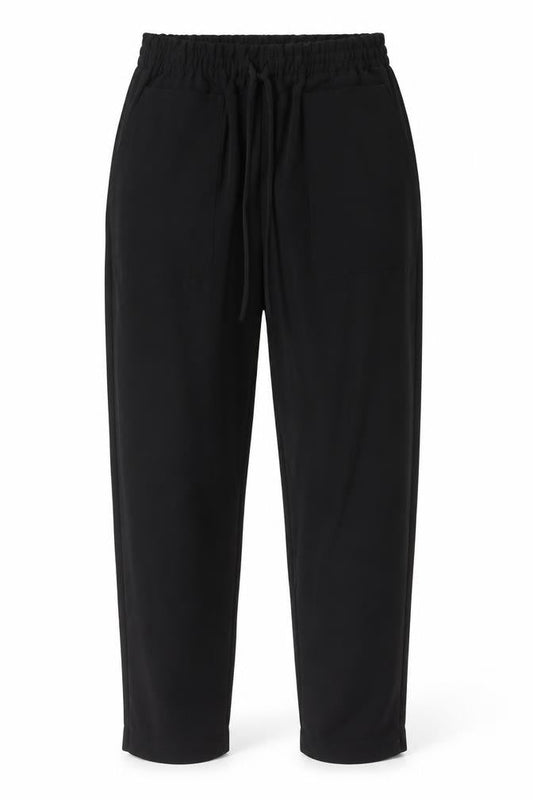 Object Womens Black  Polyester Trousers  Size 12 L28 in Regular