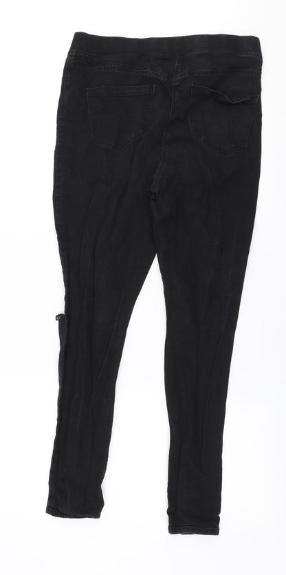Preloved Studio Womens Black  Cotton Jegging Jeans Size 12 L28 in Slim - Back
