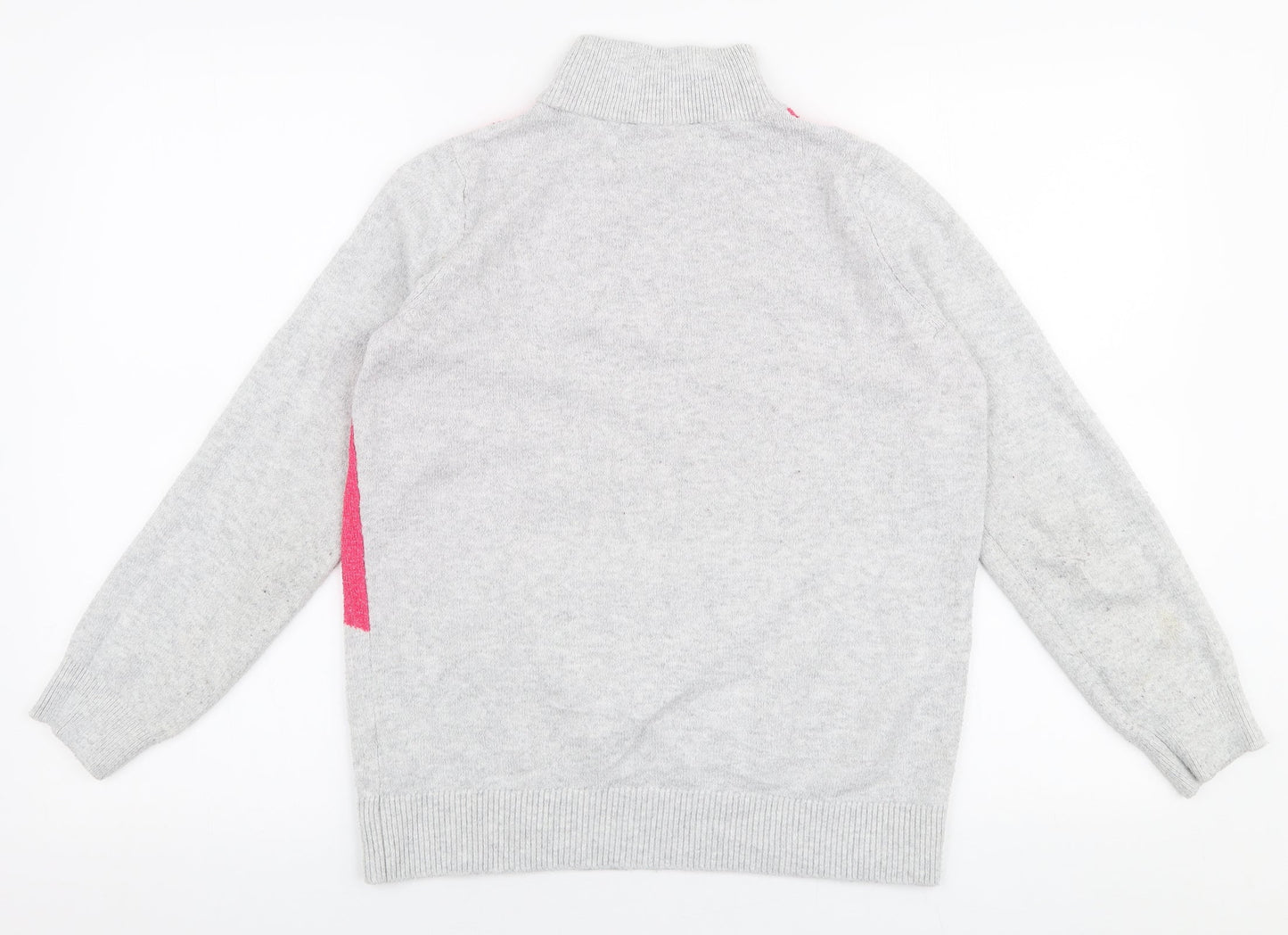 Preworn Womens Multicoloured High Neck  Polyester Pullover Jumper Size 12