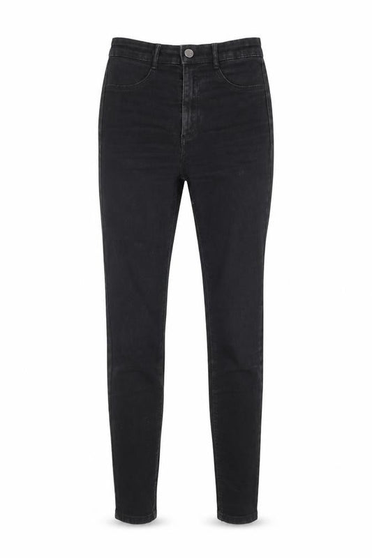 Zara Womens Black  Cotton Skinny Jeans Size 8 L28 in Slim Zip