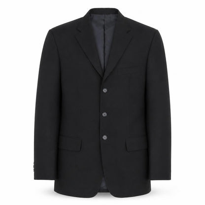 F&F Mens Black  Polyester Jacket Suit Jacket Size 42