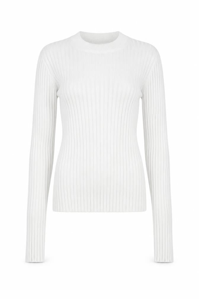 ASOS Womens White Crew Neck  Polyester Pullover Jumper Size 6