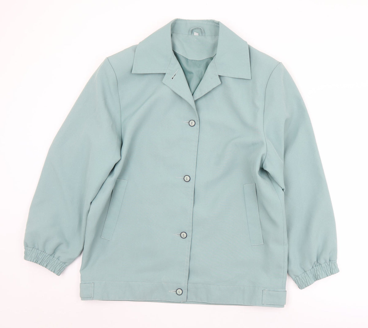 Preworn Womens Green   Overcoat Coat Size 16  Button