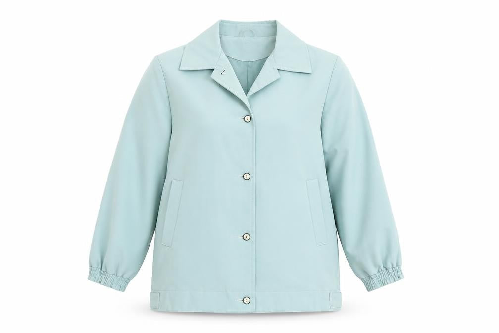 Preworn Womens Green   Overcoat Coat Size 16  Button
