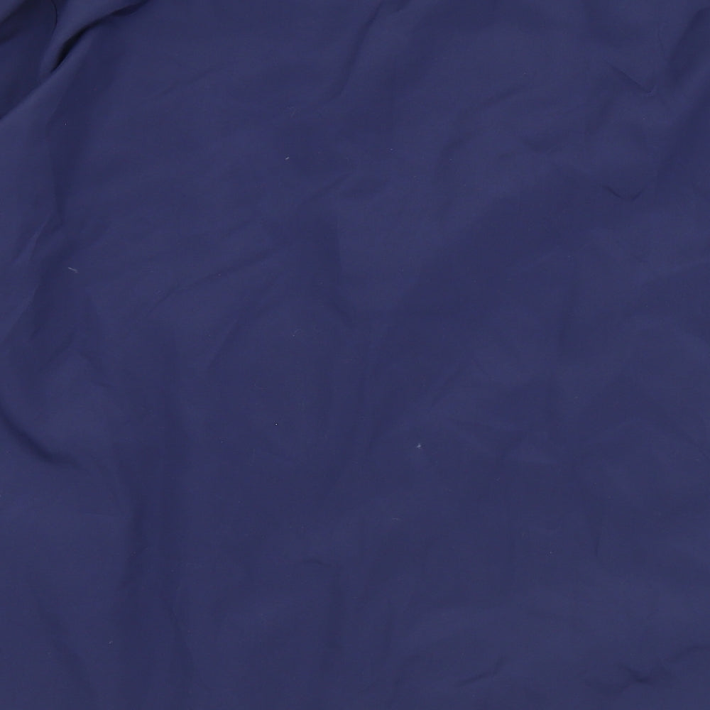 Anne De Lancay Womens Blue   Windbreaker Coat Size 18  Zip - 18/20