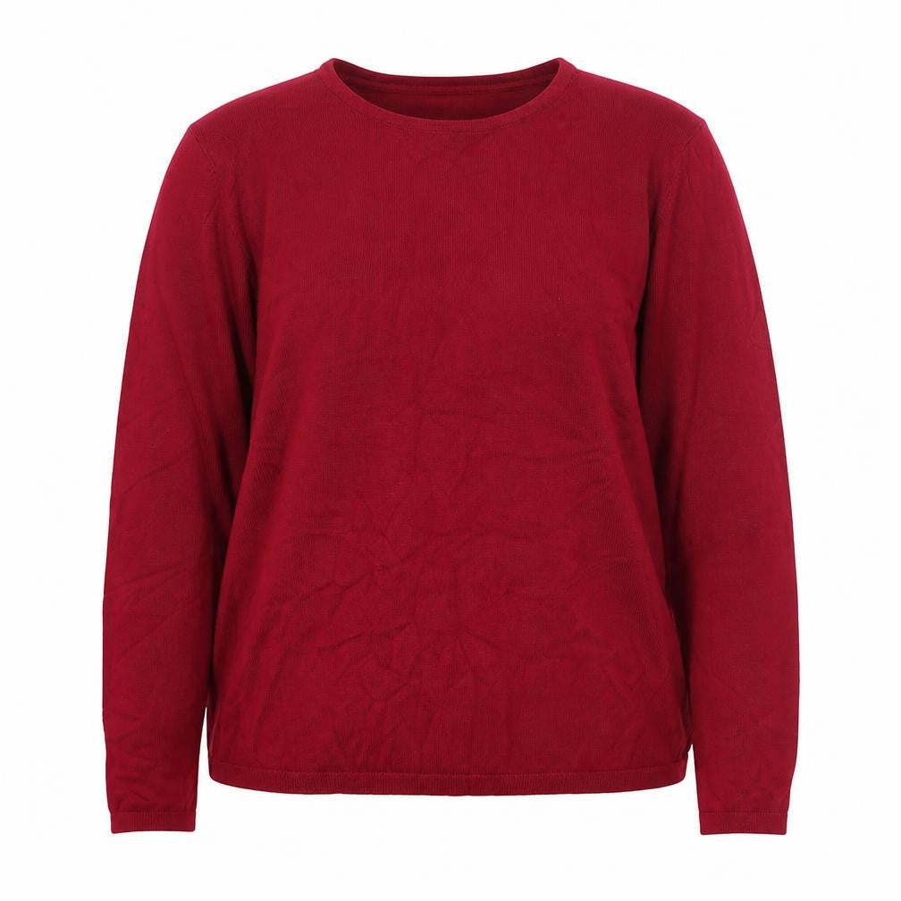 Sfera Womens Pink Round Neck  Viscose Pullover Jumper Size XL