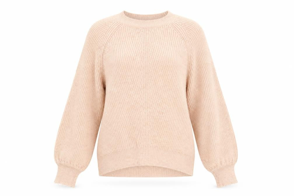 Marks & Spencer Womens Pink Round Neck  Polyamide Pullover Jumper Size S