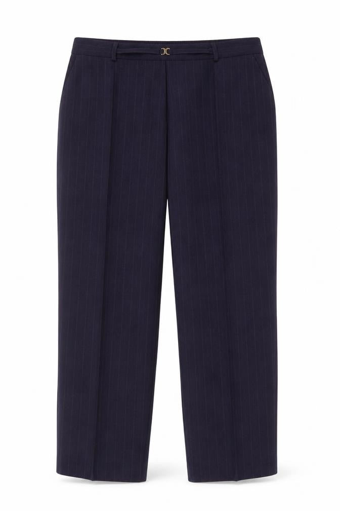 Preworn Womens Purple  Polyester Trousers  Size 37 in L27 in Regular