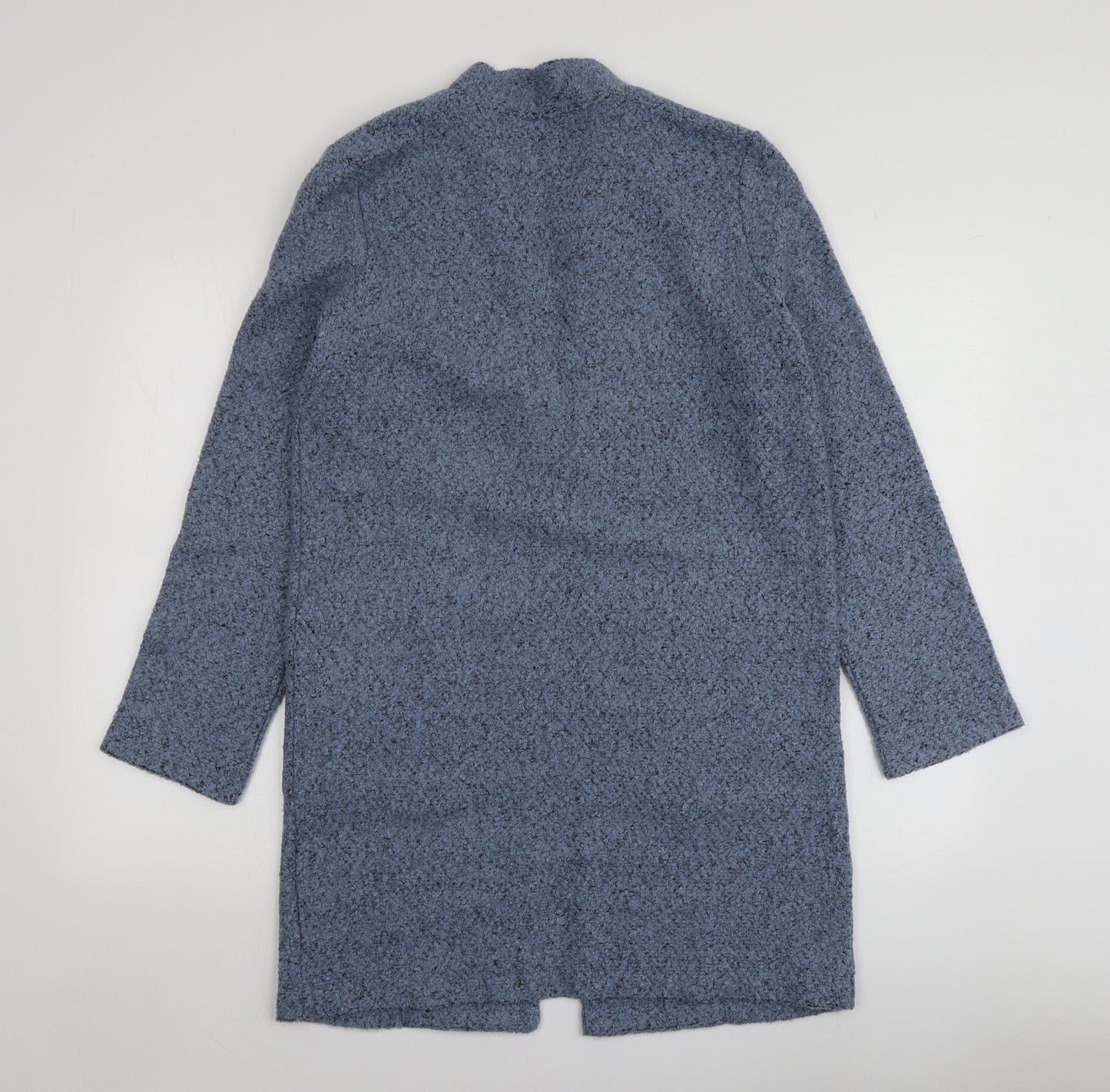 TU Womens Blue V-Neck  Polyester Cardigan Jumper Size S