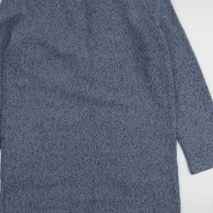 Preloved TU Womens Blue V-Neck  Polyester Cardigan Jumper Size S - Label