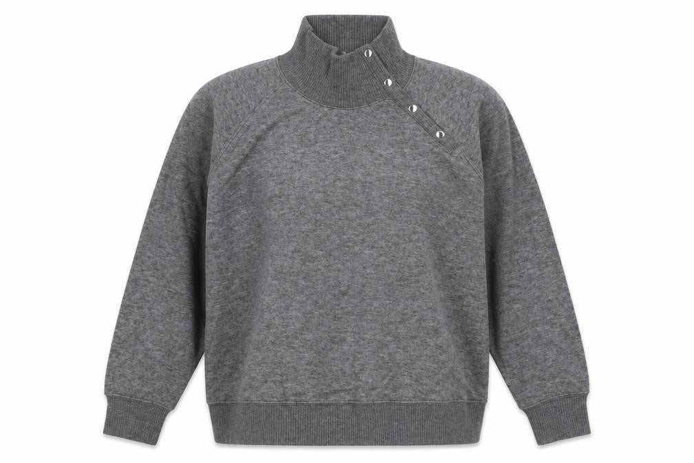 NEXT Womens Grey High Neck  Viscose Pullover Jumper Size L