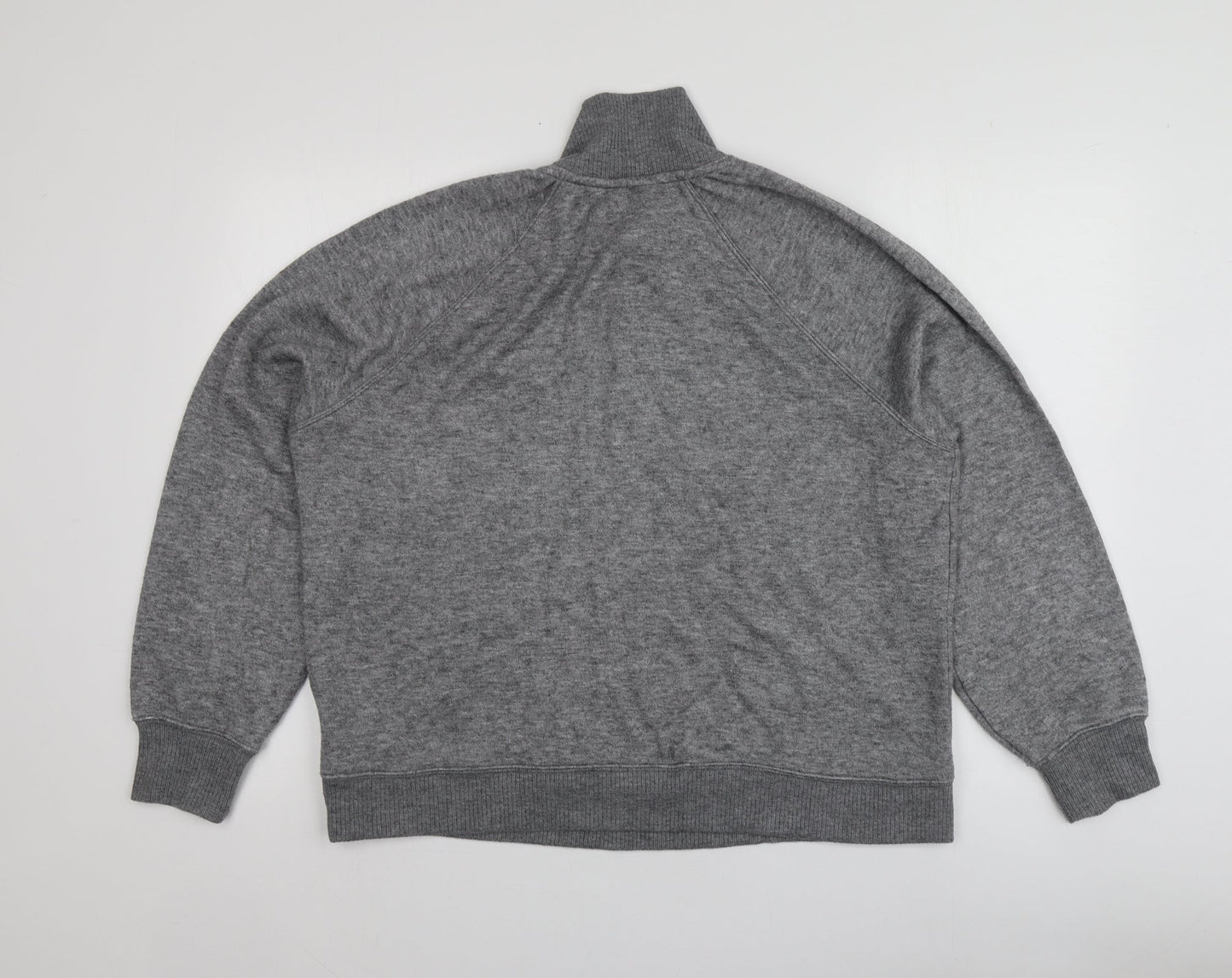 NEXT Womens Grey High Neck  Viscose Pullover Jumper Size L