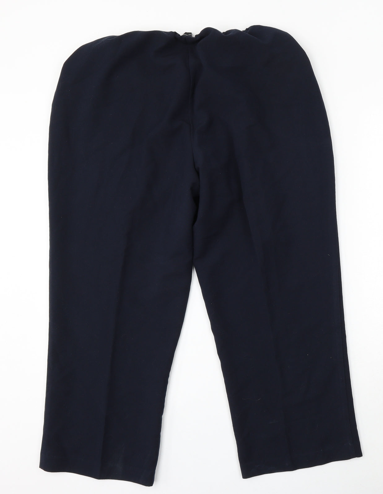 Mia Moda Womens Blue  Polyester Trousers  Size 18 L27 in Regular