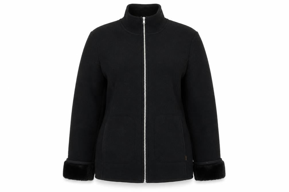 Debenhams Womens Black   Jacket  Size 12  Zip