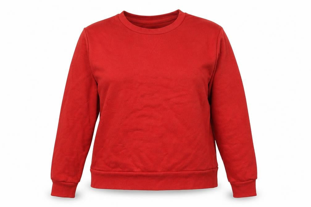 Primark Womens Red  Polyester Pullover Sweatshirt Size S