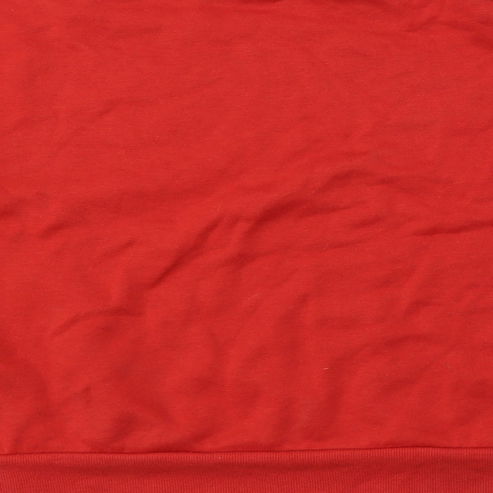 Primark Womens Red  Polyester Pullover Sweatshirt Size S