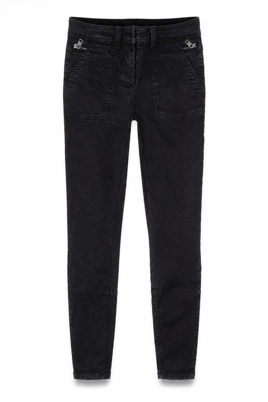 Next Womens Blue  Lyocell Skinny Jeans Size 8 L28 in Regular Button