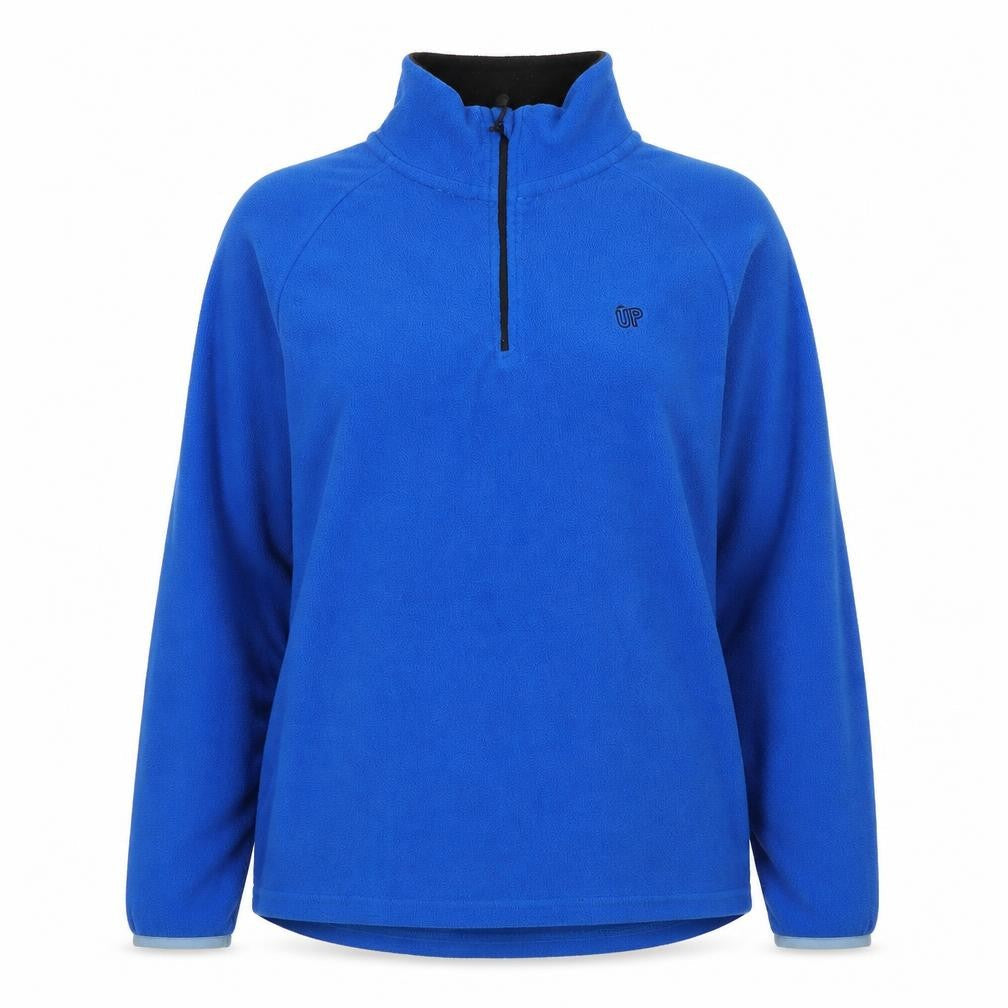 Universal People Womens Blue  Polyester Pullover Sweatshirt Size L  Zip