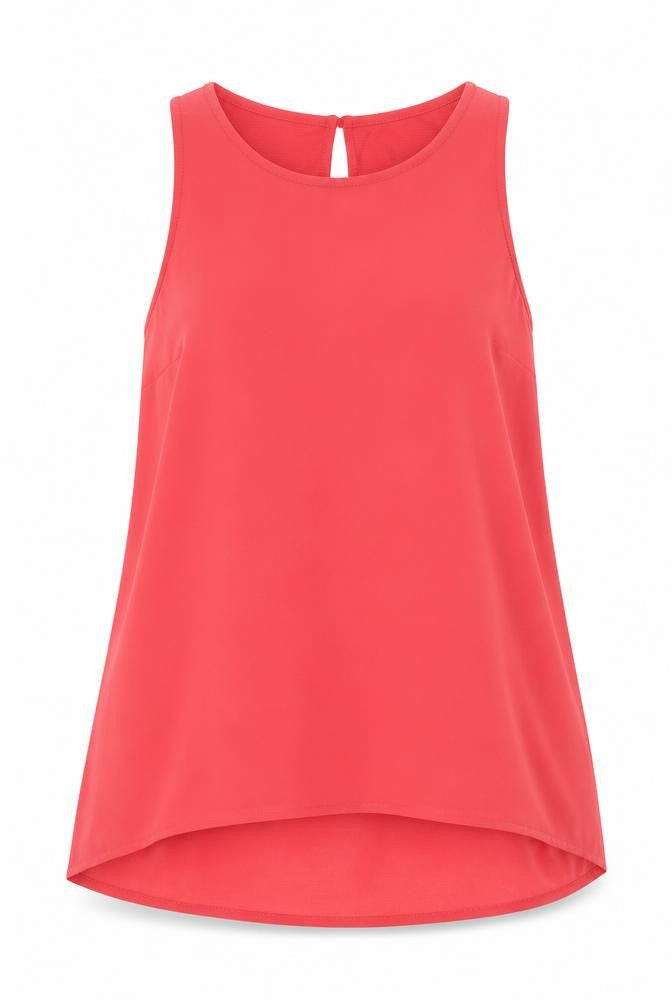 Divided by H&M Womens Red  Polyester Camisole Tank Size 8 Round Neck