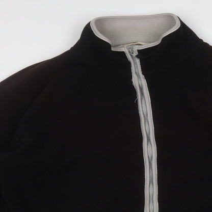 zantos Mens Black   Jacket  Size M  Zip