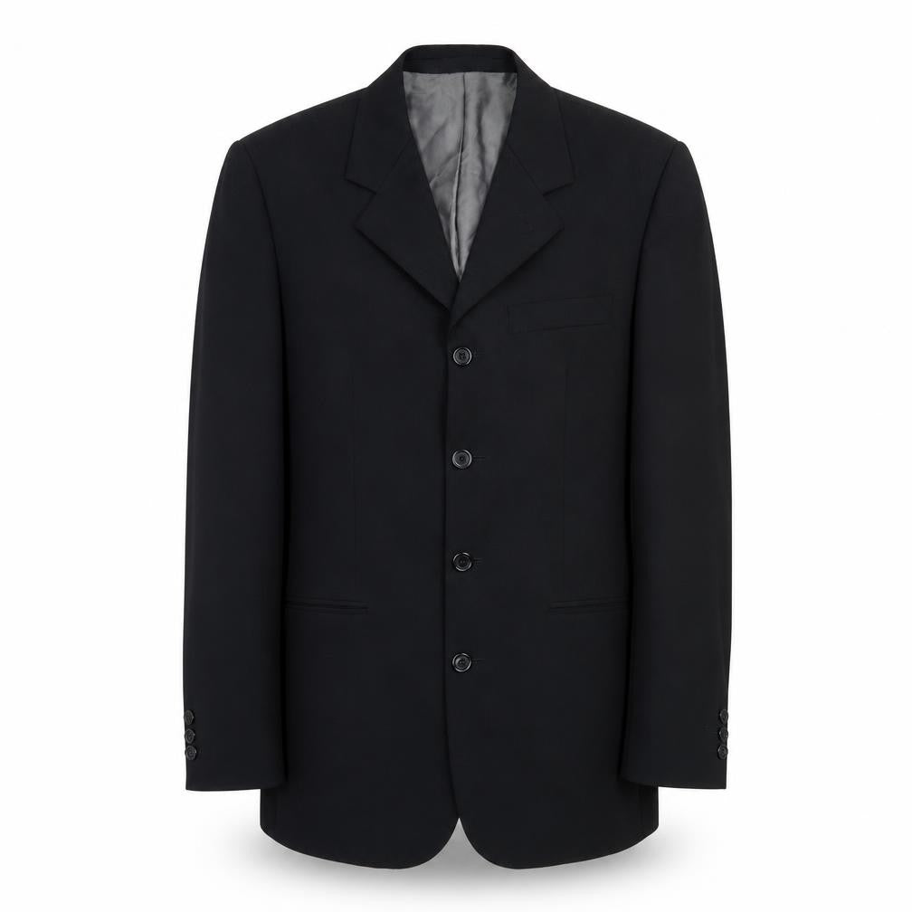 River Island Mens Black  Polyester Jacket Blazer Size 38