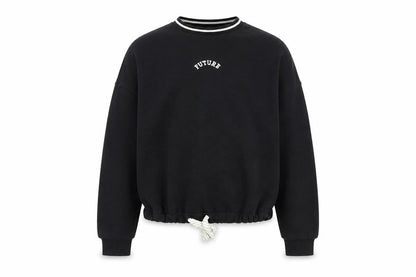 Marks & Spencer Girls Black  Cotton Pullover Sweatshirt Size 12-13 Years  Pullover - Future