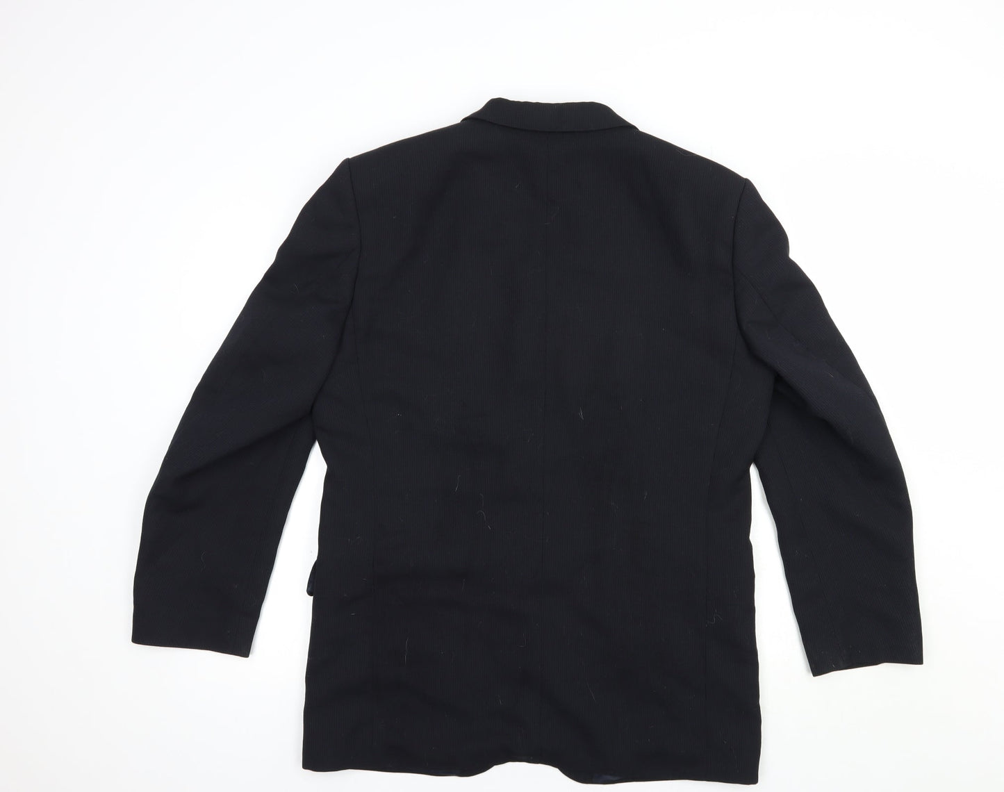 Hugo James Mens Black  Polyester Jacket Blazer Size 40