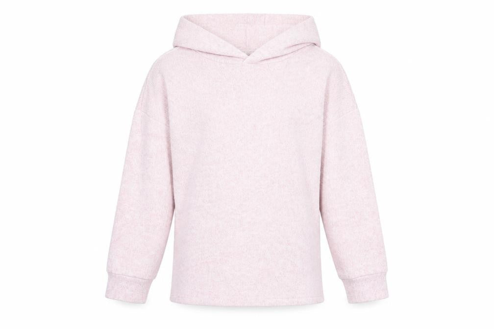 Marks & Spencer Girls Pink  Viscose Pullover Hoodie Size 9-10 Years  Pullover