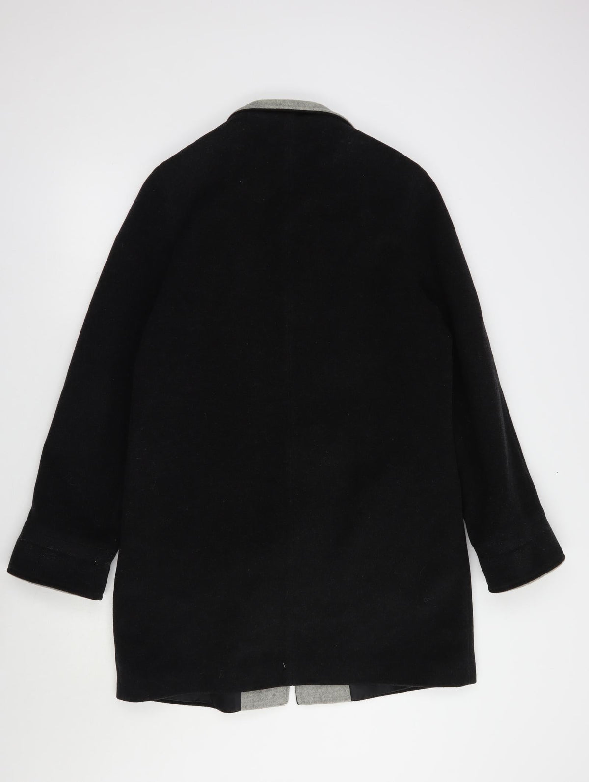 BHS Womens Grey   Pea Coat Coat Size 12  Button